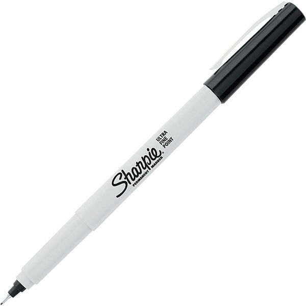 Sharpie Ultra Fine Permanent Marker - Ultra Fine Marker Point - Narrow Marker Point Style - Black Alcohol Based Ink - 1 Each