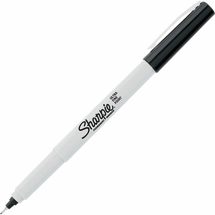 Sharpie Ultra Fine Permanent Marker - Black Ink - Alcohol Based - 1 Each
