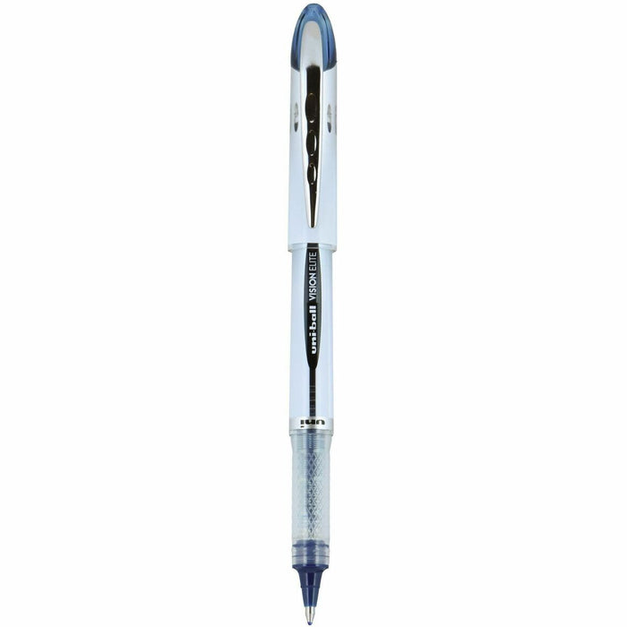 uniball Vision Elite BLX Rollerball Pen - Black/Blue Ink - Pigment-based - 1 Each