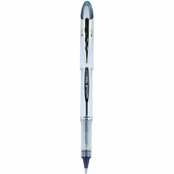 uniball Vision Elite BLX Rollerball Pen - 0.8 mm (0.03") Bold Pen Point - Black/Blue Ink - Pigment-based - 1 Each