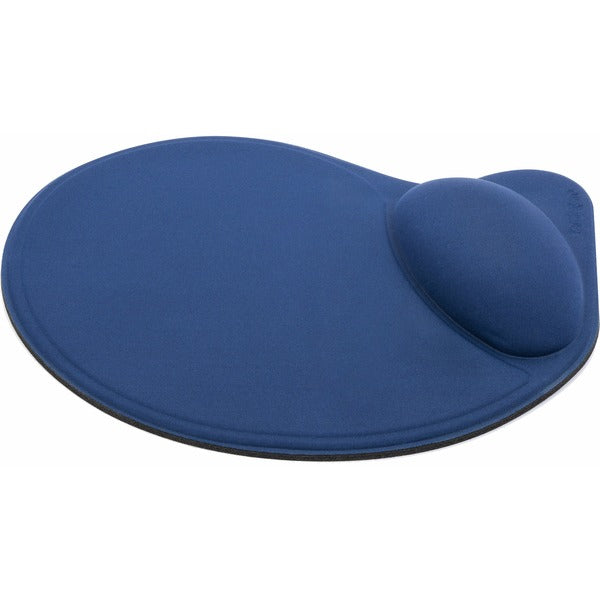 Kensington Wrist Pillow Mouse Wrist Rest - Blue - 0.90" (22.86 mm) Height x 10.90" (276.86 mm) Width - Blue - Fabric - Anti-skid - Mouse