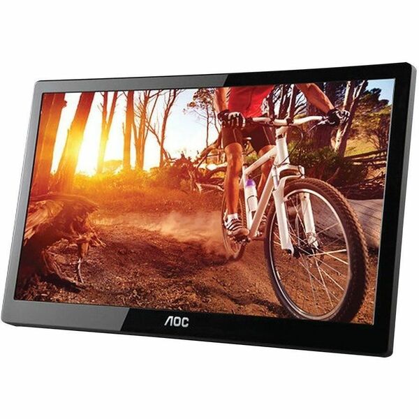 AOC e1659FWU 16" LED USB Powered Portable Monitor with case - 15.6" Viewable - Twisted nematic (TN) - LED Backlight - 1366 x 768 - 16.7 Million Colors - 200 cd/m² - 5 ms