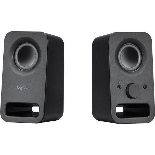 Logitech Multimedia Speakers Z150 with Clear Stereo Sound (Midnight Black, 3W RMS) - Headphone - 1