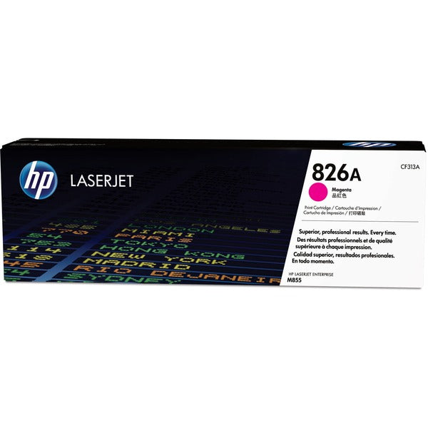 HP 826A (CF313A) Original Standard Yield Laser Toner Cartridge - Single Pack - Magenta - 1 Each - 31500 Pages