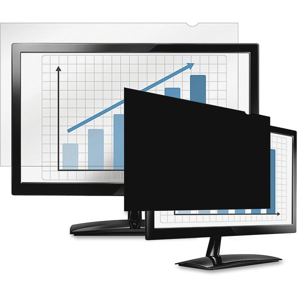 Fellowes PrivaScreen&trade; Blackout Privacy Filter - 21.5" Wide - For 21.5" (546.10 mm) Widescreen LCD Notebook, Monitor - 16:9 - Dust-free, Fingerprint Resistant, Scratch Resistant - Polyethylene - Anti-glare - 1