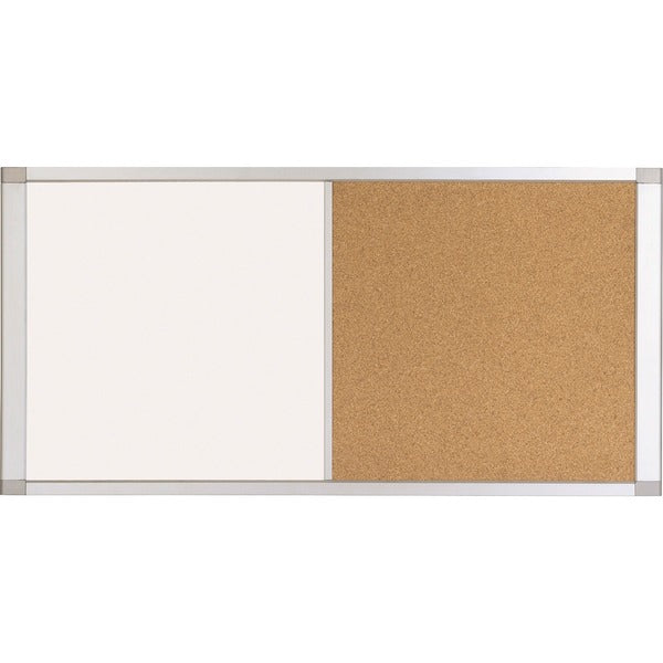 MasterVision MasterVision Ultra Dry-erase Cork Board Combo - 36" (914.40 mm) Width x 18" (457.20 mm) Height - White Cork Surface - Silver Aluminum Frame - Rectangle - Magnetic - Sturdy, Ghost Resistant, Scratch Resistant, Lightweight - 1 Each