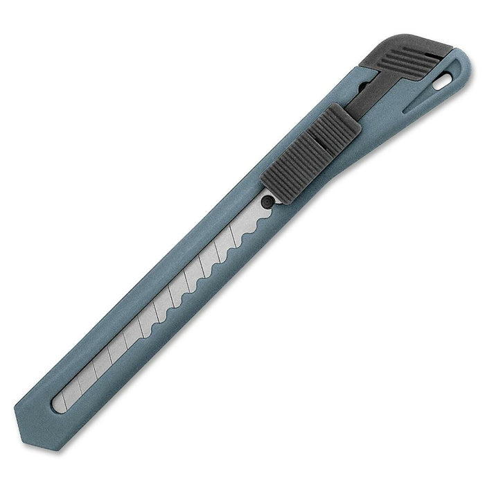 Clauss Snap Blade Utility Knife - 5.50" (139.70 mm) Length - Locking Blade - Steel - Gray - 1 Each