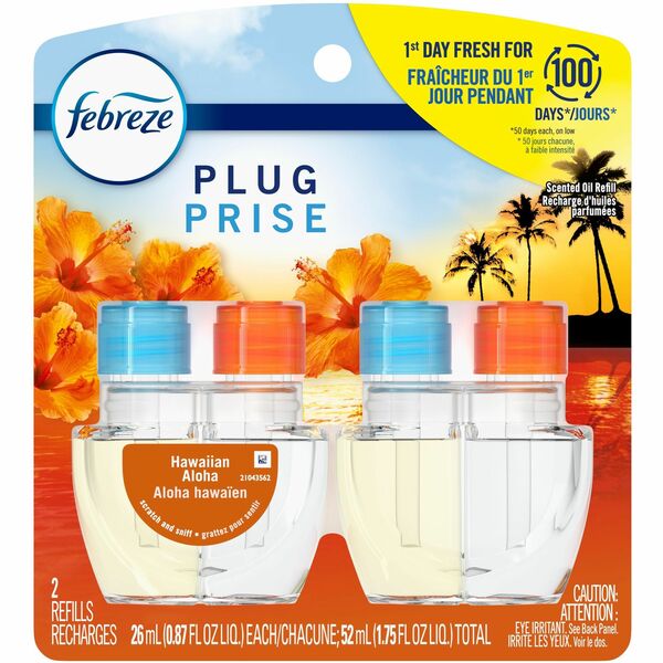 Febreze Air Freshener Refill - 52 mL - Hawaiian - 2 / Pack