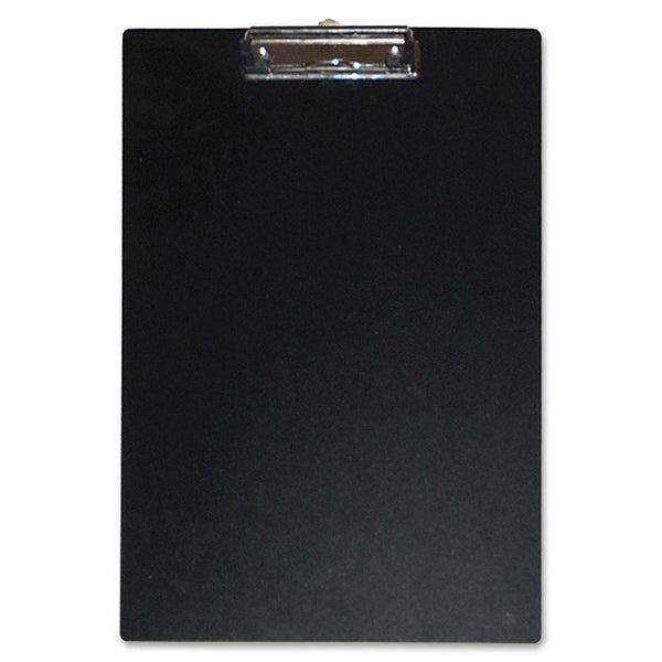 Duraply "Stay Clean" Clipboards - 8 1/2" x 14" - Poly - Black - 1 Each