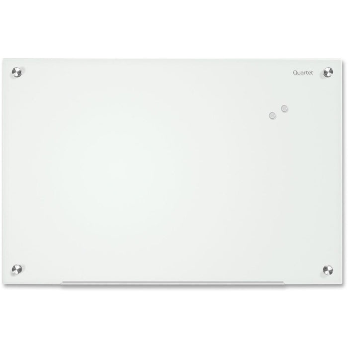 Quartet Infinity Magnetic Glass Dry-Erase Board, White, 6' x 4' - 48" (1219.20 mm) Board Height x 72" (1828.80 mm) Board Width - White Glass Surface - Shatter Proof, Stain Resistant, Ghost Resistant, Non-porous, Magnetic - 1 Each