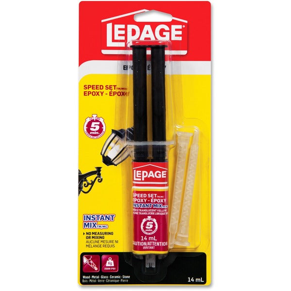 LePage Instant Mix Speed Set Epoxy - 14 mL - Amber - 1 Each