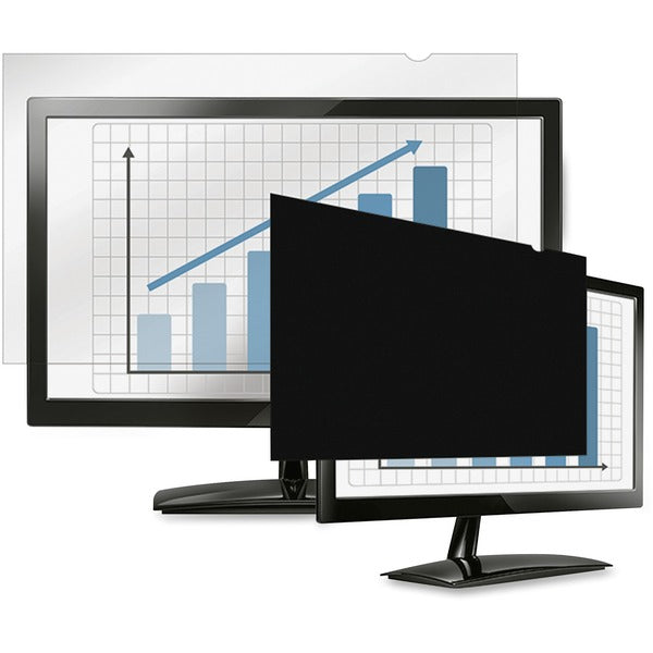 Fellowes PrivaScreen&trade; Blackout Privacy Filter - 23.0" Wide - For 23" Widescreen LCD Monitor - 16:9 - Fingerprint Resistant, Scratch Resistant - Polyethylene - 1 - TAA Compliant