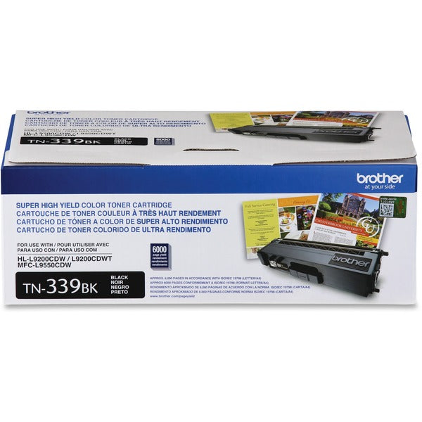 Brother TN339BK Original Toner Cartridge - Laser - Super High Yield - 6000 Pages - Black - 1 Each