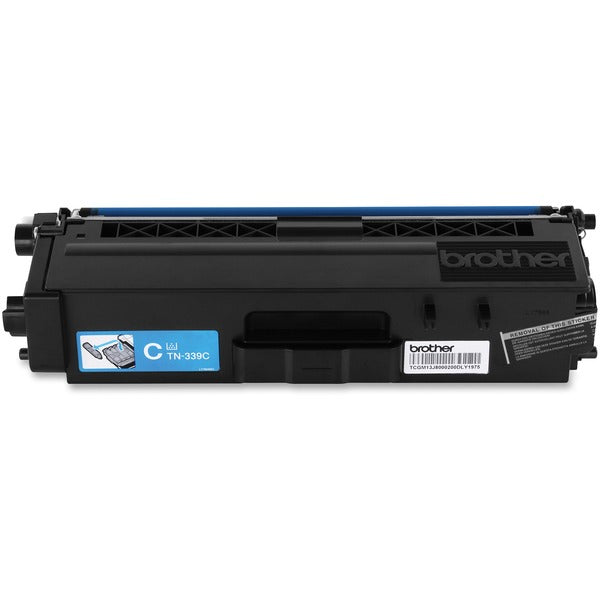 Brother TN339C Toner Cartridge - Laser - Super High Yield - 6000 Pages - Cyan - 1 Each