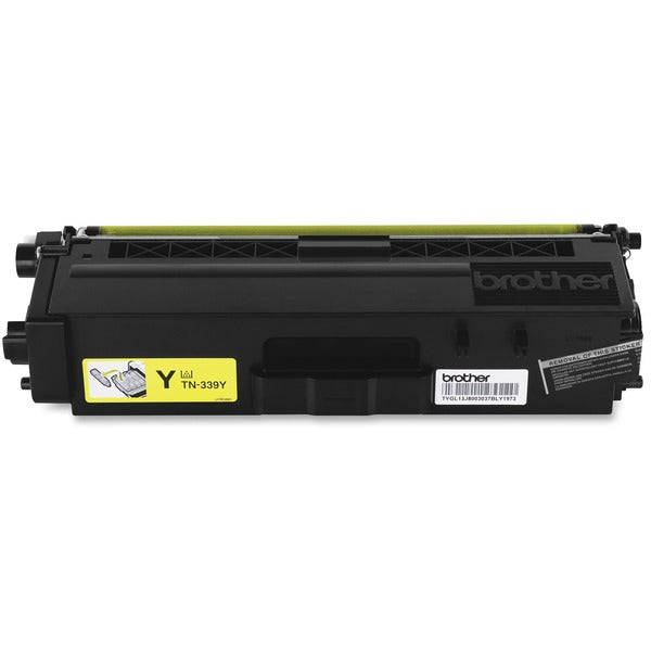 Brother TN339Y Toner Cartridge - Laser - Super High Yield - 6000 Pages - Yellow - 1 Each