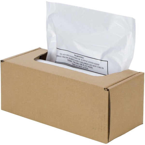 Fellowes AutoMax 500C/300CL Shredder Waste Bags - 75.71 L - 31.80" (807.72 mm) Height x 37.40" (949.96 mm) Width x 23.50" (596.90 mm) Depth - Plastic - Opaque - 50/Roll - 1 Carton