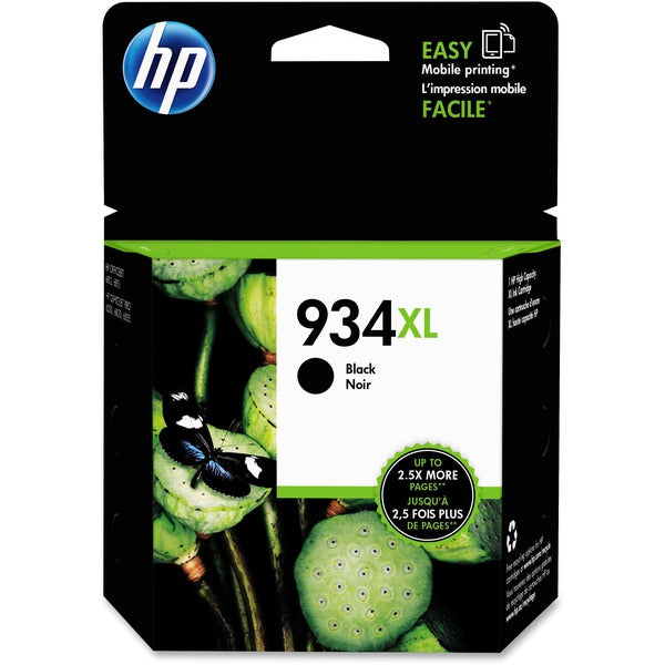 HP 934XL Original Ink Cartridge - Single Pack - Inkjet - High Yield - 1000 Pages - Black - 1 Each