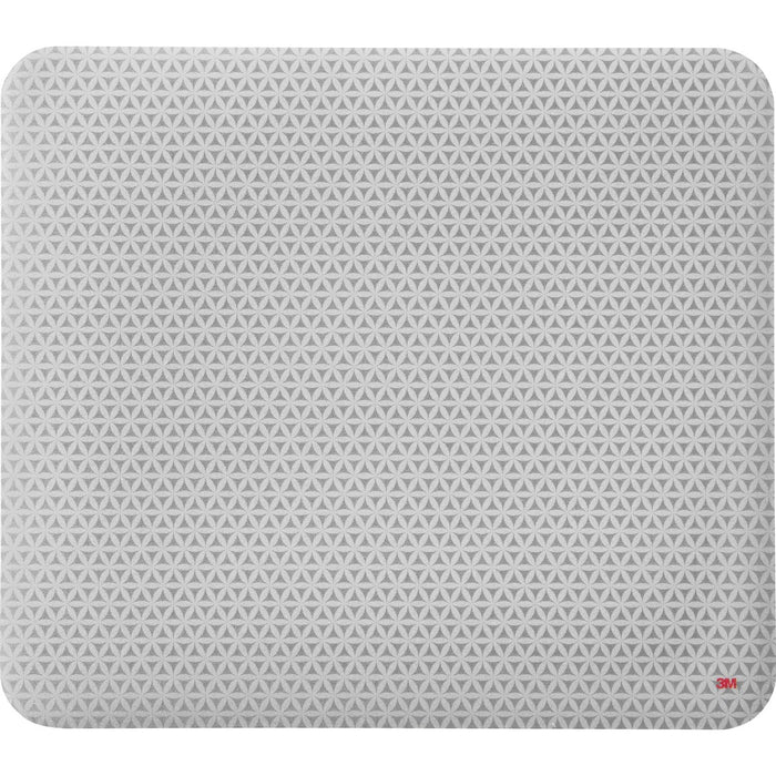 3M Precise Mouse Pad - Gray Bitmap - 0.30" (7.62 mm) Height x 8" (203.20 mm) Width - Foam - 1 Each