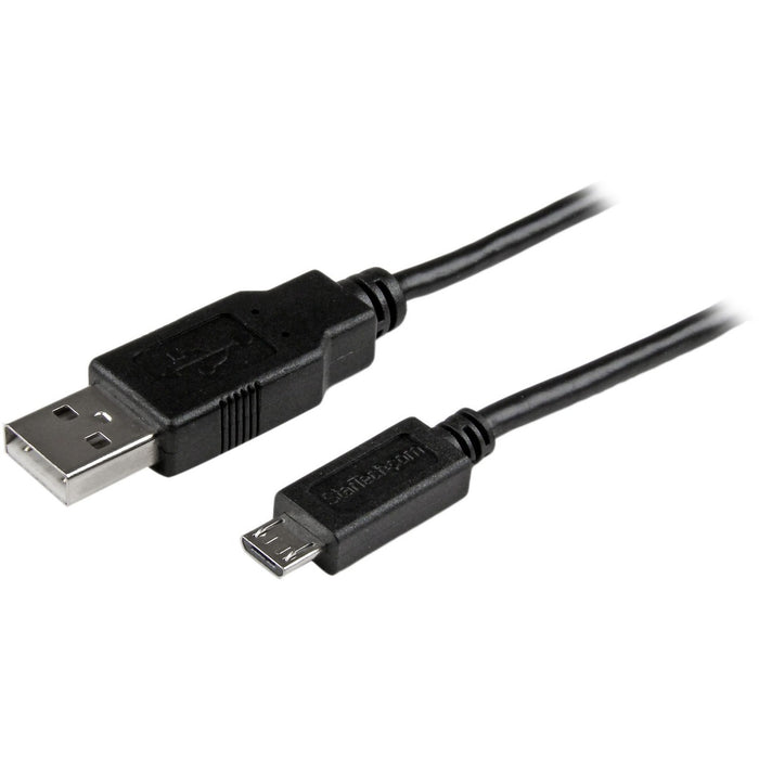 StarTech.com 6 ft Mobile Charge Sync USB to Slim Micro USB Cable for Smartphones and Tablets - A to Micro B M/M - Charge and Sync your Micro USB-equipped Smartphone or Tablet over longer distances - Android Charging Cable - Thin Charge Cable for Smartphon