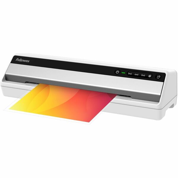 Fellowes Saturn3i 125 Laminator with Pouch Starter Kit - 12.50" (317.50 mm) Lamination Width - 5 mil (0.13 mm) Lamination Thickness - 4.13" (104.90 mm) Height x 20.94" (531.88 mm) Width x 5.75" (146.05 mm) Depth
