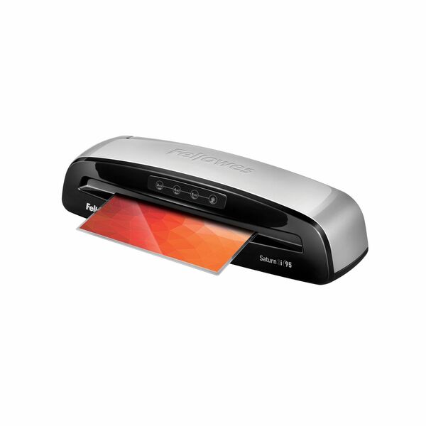 Fellowes Saturn3i 95 Laminator & Pouch Starter Kit - Pouch - 9.50" (241.30 mm) Lamination Width - 5 mil Lamination Thickness - 4.13" (104.90 mm) x 17.19" (436.63 mm) x 5.50" (139.70 mm)