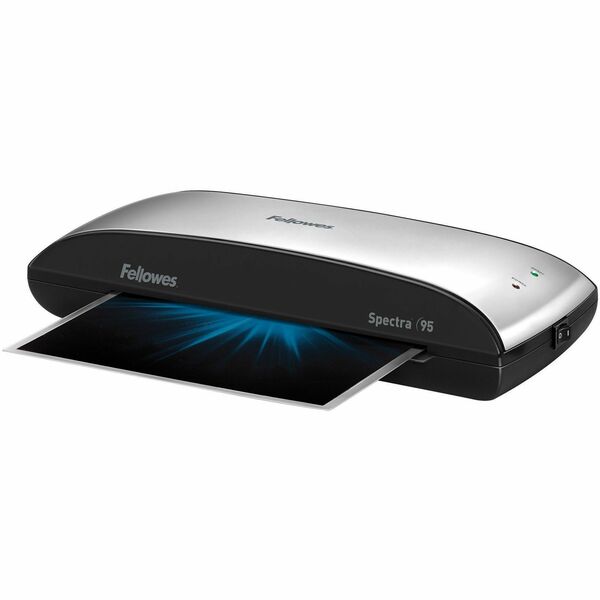 Fellowes Spectra&trade; 95 Laminator with Pouch Starter Kit - Pouch - 9.50" (241.30 mm) Lamination Width - 5 mil (0.13 mm) Lamination Thickness - 3.06" (77.72 mm) Height x 14.56" (369.82 mm) Width x 7" (177.80 mm) Depth