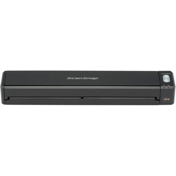 Ricoh ScanSnap iX100 Sheetfed Scanner - 600 dpi Optical - Black - Color Scan - Plain Paper, Business Card, Postcard, Receipt, Plastic Card, Thick Paper - Wireless LAN - Portable - USB