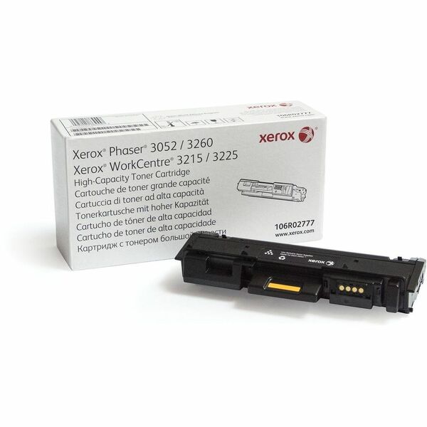 Xerox Original Toner Cartridge - Laser - High Yield - 3000 Pages - Black - 1 Each