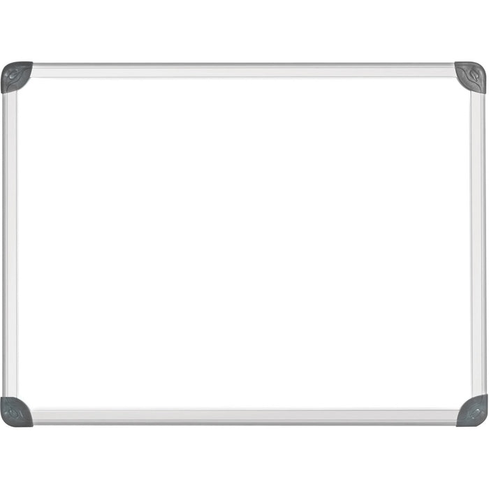 Quartet Euro Magnetic Erase Board - 36" (91.44 cm) Width x 24" (60.96 cm) Height - White Surface - Anodized Satin Aluminum Frame - Rectangle - Magnetic - Built-in Mounting System, Smooth Surface - 1 Each