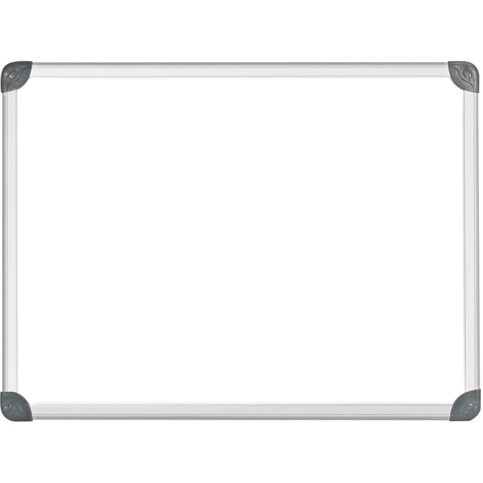 Quartet Euro Magnetic Erase Board - 72" (182.88 cm) Width x 48" (121.92 cm) Height - White Surface - Anodized Satin Aluminum Frame - Rectangle - Magnetic - Built-in Mounting System, Smooth Surface