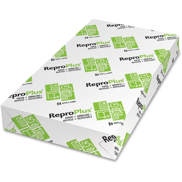 Rolland Multipurpose 30% Recycled Paper - White - Legal - 8 1/2" (215.90 mm) x 14" (355.60 mm) - 20 lb (9071.85 g) Basis Weight - Environmentally Friendly - White - 500 / Ream