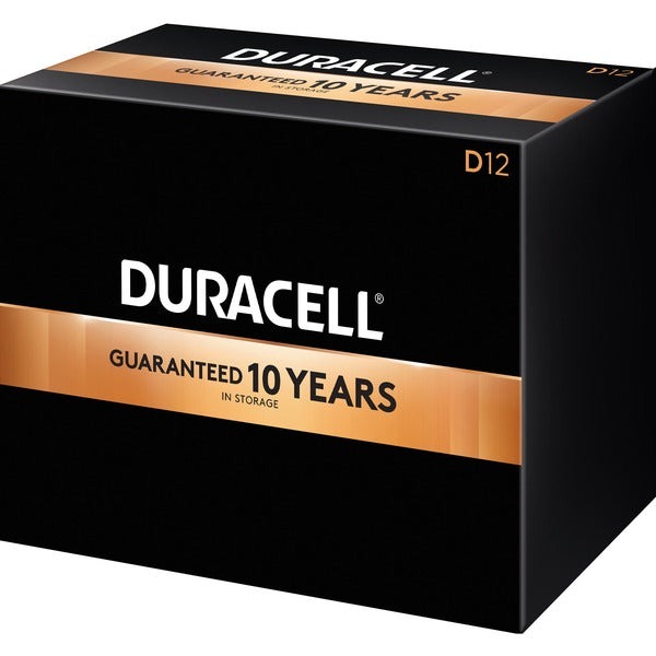 Duracell CopperTop Alkaline D Battery - For Multipurpose - D, LR20 - 1.5 V DCsapceShelf Life - 12 / Box