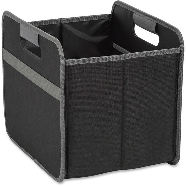 Merangue Fully Collapsible Storage Bins - Internal Dimensions: 12" (304.80 mm) Width x 9.50" (241.30 mm) Depth x 10.50" (266.70 mm) Height - External Dimensions: 12.8" (323.85 mm) Width x 10.3" (260.35 mm) Depth x 11.5" (292.10 mm) Height - Nylon, Vinyl -