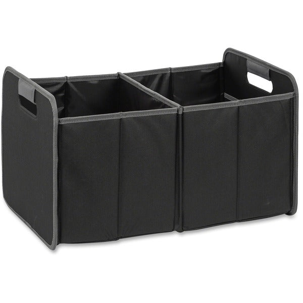 Merangue Fully Collapsible Storage Bins - Internal Dimensions: 12" (304.80 mm) Width x 19" (482.60 mm) Depth x 10.50" (266.70 mm) Height - External Dimensions: 12.8" (323.85 mm) Width x 19.5" (495.30 mm) Depth x 11.5" (292.10 mm) Height - Vinyl, Nylon - B