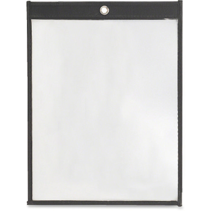 Filemode Hang-up Sheet Holders - 9" (228.60 mm) Width x 12" (304.80 mm) Height - 8.50" (215.90 mm) Holding Width x 11" (279.40 mm) Holding Height - Rectangular Shape - Translucent, PVC-free, Recyclable - Leatherette, Polypropylene - Clear, Clear - 1 Each