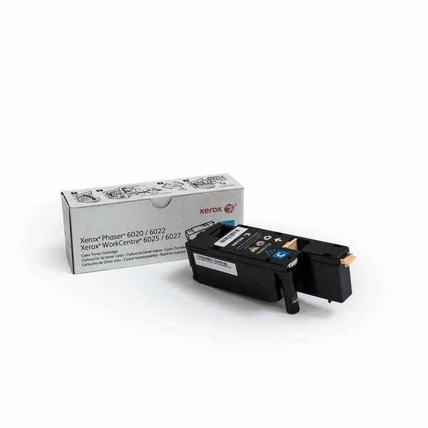 Xerox Original Toner Cartridge - Laser - Standard Yield - 1000 Pages - Cyan - 1 Each
