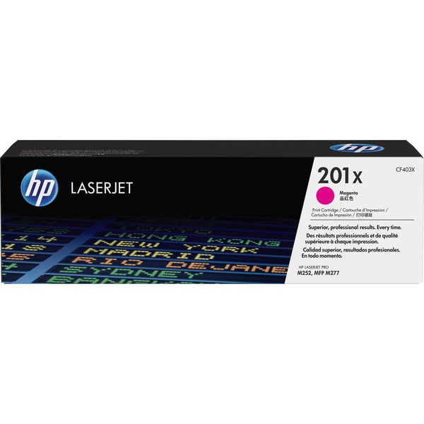 HP 201X (CF403X) Original High Yield Laser Toner Cartridge - Single Pack - Magenta - 1 Each - 2300 Pages