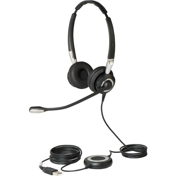 Jabra BIZ 2400 II QD Headset - Stereo - Quick Disconnect - Wired - Over-the-head - Binaural - Supra-aural - Noise Canceling