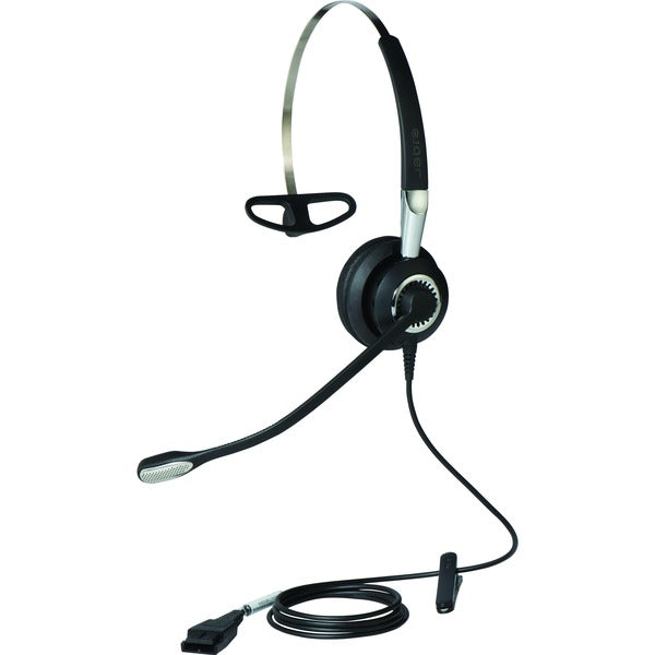 Jabra BIZ 2400 II QD Headset - Mono - Quick Disconnect - Wired - Over-the-head - Monaural - Supra-aural - Noise Canceling