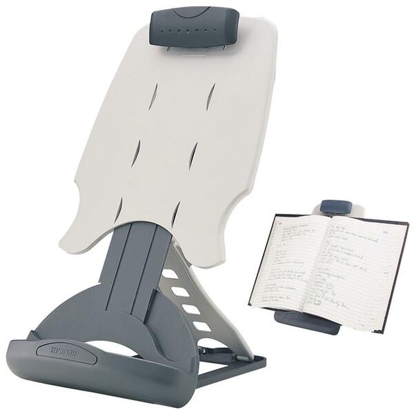 Kensington InSight Adjustable Book and Copy Holder - 1.30" (33.02 mm) Height x 8.30" (210.82 mm) Width x 13.50" (342.90 mm) Depth - Plastic