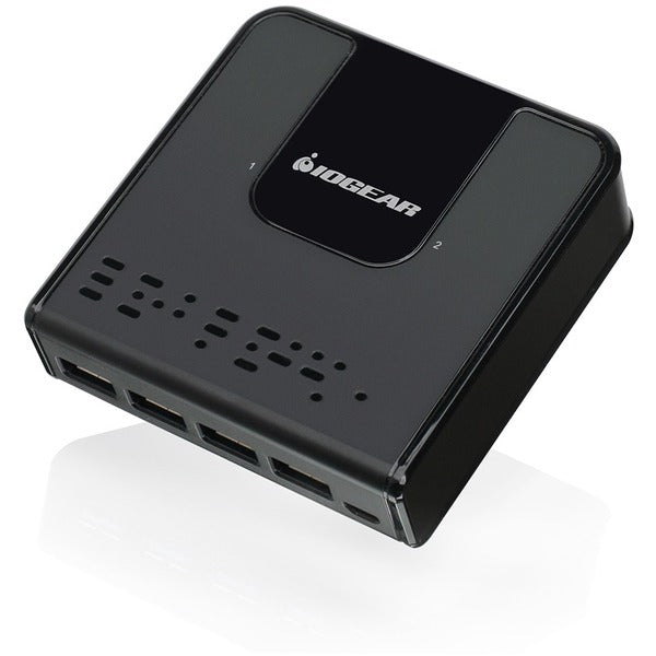IOGEAR 2x4 USB 3.0 Peripheral Sharing Switch - USB 3.0 Type B - External - 4 USB Port(s) - 4 USB 3.0 Port(s) - PC, Mac, Linux, ChromeOS