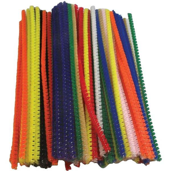 Selectum Stem - 6" (152.40 mm) Length - Assorted - Chenille - 100 / Pack