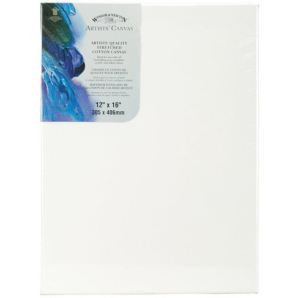 Winsor & Newton Canvas Panel - 12" (304.80 mm) Width x 16" (406.40 mm) Length - Cotton Canvas - 1 Each