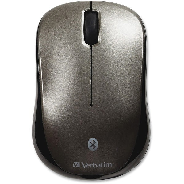 Verbatim Bluetooth Wireless Tablet Multi-Trac Blue LED Mouse - Graphite - Blue LED/Optical - Wireless - Bluetooth - 1 Pack - 1600 dpi - Scroll Wheel - 3 Button(s) - Symmetrical