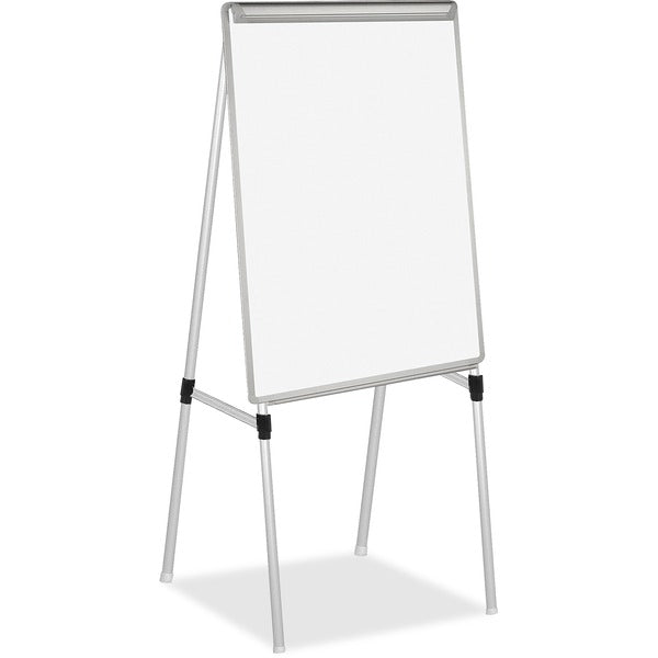MasterVision Quad-pod Presentation Easel - 27" (685.80 mm) Width x 35" (889 mm) Height - Silver Frame - Rectangle - Floor Standing - 1 Each
