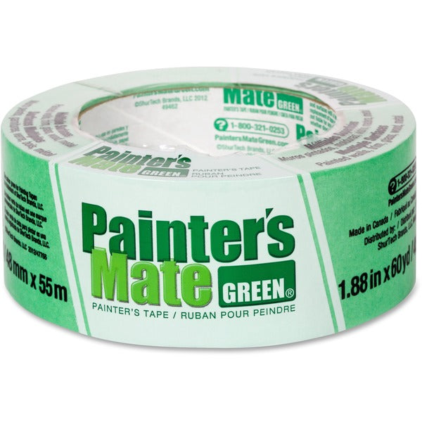 Painter's Mate Green Painter's Mate Green Tape - 60 yd (54.9 m) Length x 1.88" (47.8 mm) Width - Green - 1 Each