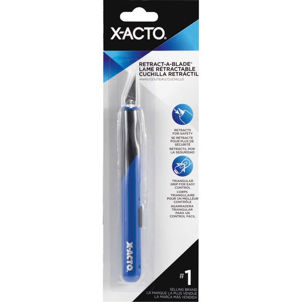 X-Acto Retract-A-Blade No. 1 Knife - Multipurpose - Blue - 1 Each