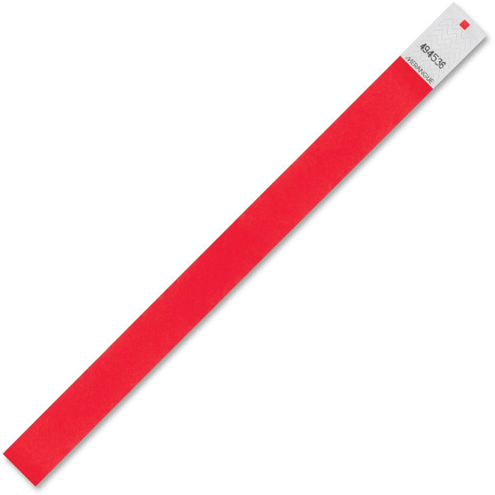 Merangue Security Wristband - Red - 100 / Pack