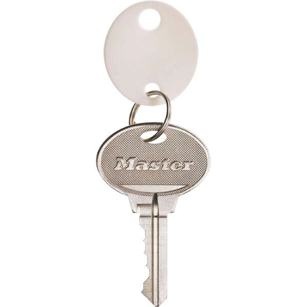 Master Model No. 7116D Key Tags; 20ea. Per Bag - 1.25" (31.75 mm) Length x 1.10" (27.94 mm) Width - Circle - Plastic - White - 20 / Pack
