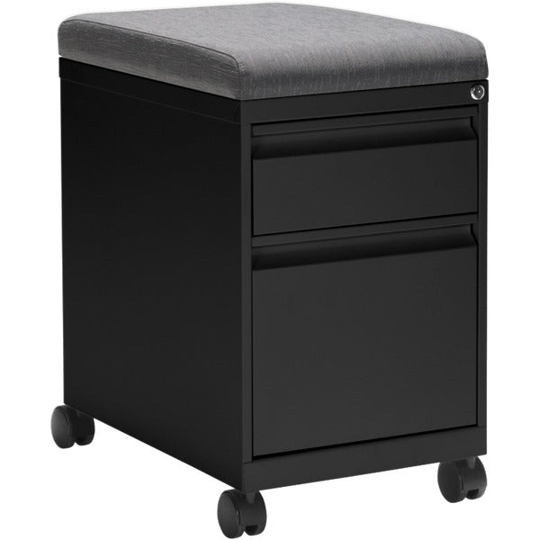 Offices To Go MVLPed - Box-File Mobile Pedestal - Cushion Sold Separately - 2-Drawer - 15" (381 mm) Width x 23.6" (600.07 mm) Depth x 24.1" (612.78 mm) Height - 2 x Drawer(s) for File, Box - Key Lock, Recessed Handle, Pull Handle, Ball-bearing Suspension,